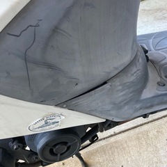  【不動品】 原付バイク スクーター レッツ5Gの画像