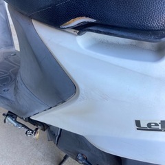  【不動品】 原付バイク スクーター レッツ5Gの画像