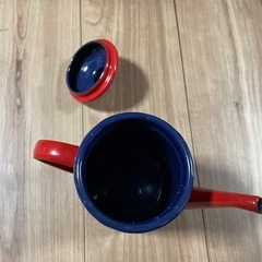 ホーローポット　1.１リットル　コーヒーポットの画像