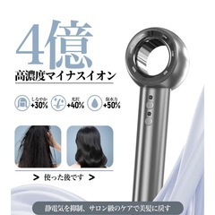 美髪ドライヤー／大風量1200W 超軽量315g！速乾＆4億マイナスイオンの画像