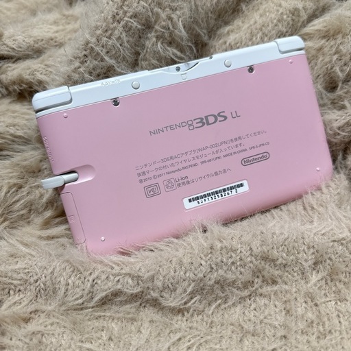 美品 3DSLL ピンクホワイト