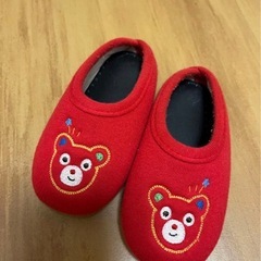【美品】MIKIHOUSEキッズ ルームシューズ　S(14-15㎝)の画像