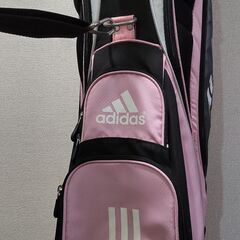 キャディバッグ　アディダス　レディス　女性用　　ゴルフバッグの画像