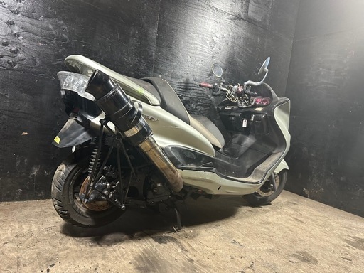 ★支払総額5.2万円★走行テスト済み！全国配送可能！ ヤマハ マジェスティ250C SG03J 社外マフラー！エアクリ！ハンドル！5連メーター！カスタムベースにも！