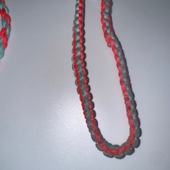 ペット用リード 水色×ピンクの画像