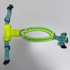 ペット用ハーネス 水色×黄緑の画像