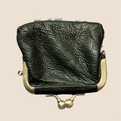 ハラコ　しまうま柄 がま口の画像