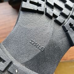 新品 22.5cm レディース ブーツ ブラック 厚底 シューズ ショートブーツ【B071-Z】の画像