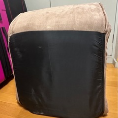 リクライニング座椅子／5段階調節可／フラットにもなるタイプ／ライトブラウンの画像