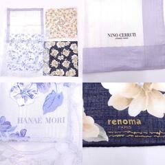 [5点セット] バーバリー BURBERRY / NINO CERRUTI  / HANAE MORI  / RENOMA 他 ハンカチ レディースの画像