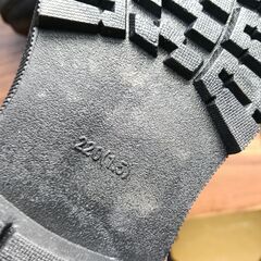 新品 22cm レディース ブーツ ブラック 厚底 シューズ ショートブーツ【B072-Z】の画像