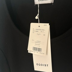 新品タグ付き❣️EGOIST エゴイスト　
ブラックワンピースの画像