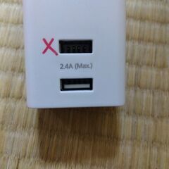 コンセントタップ　USB付きの画像