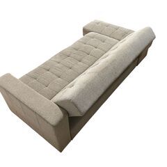 ヤマダオリジナル ソファベッド 現状品 約幅205×奥行101×高さ78/37cm 基本引き取り限定 神奈川県横須賀市の画像