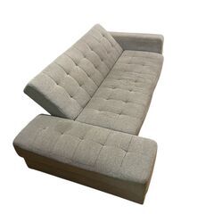 ヤマダオリジナル ソファベッド 現状品 約幅205×奥行101×高さ78/37cm 基本引き取り限定 神奈川県横須賀市の画像