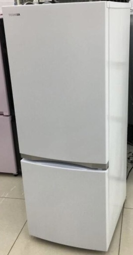 冷蔵庫【配達無料お届け設置出来ます?都内近郊?】信頼のTOSHIBA製153ℓ✨扉内側3段ポケット❄️自動霜取り機能付き✨除菌クリーニ
