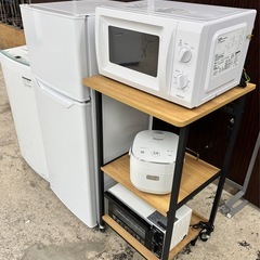 ✨ 2022年製 コンパクト家電5点セット | 一人暮らしにぴったり！ 🚚 配達OK   🔧 安心動作保証付き   💰 特価 37,000円の画像