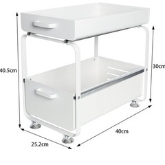 （決定）キッチンツールラック２段式の画像