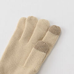 Lovetoxic タッチパネル対応 ケーブル編み手袋【11月末まで】の画像