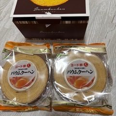 バウムクーヘン2個の画像