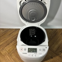 ◆2023年製◆TOSHIBA◆IHジャー炊飯器◆1.0L 5.5合◆RC-10HR◆東芝◆備長炭ダイヤモンド釜◆ホワイト◆の画像