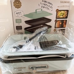 ホットプレート　鍋　たこ焼き　プレートの画像