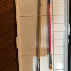 絵の具　筆　パレット差し上げますの画像