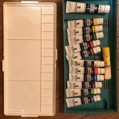 絵の具　筆　パレット差し上げますの画像