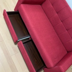 収納付きソファの画像