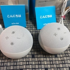 Echo Dot(第4世代) with clock 2個セットの画像
