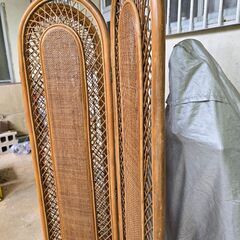 籐家具　衝立　スクーリーン　パーティションの画像