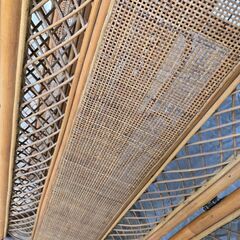 籐家具　衝立　スクーリーン　パーティションの画像