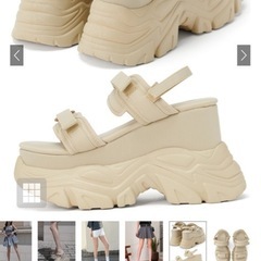 ダブルベルト厚底スポーツサンダル　[zr1146]の画像