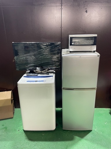 新生活4点セット TV 洗濯機 冷蔵庫 トースター