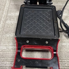 レコルト プレスサンドメーカー キルト レッド RPS-1の画像