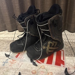 【中古】スノーボードブーツ　メンズ　25cm 使用感ありの画像