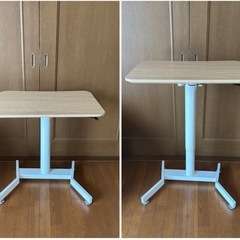 ❣️値段交渉可能❣️【極美品】無段階で角度調整出来る ガス圧式 昇降テーブルの画像