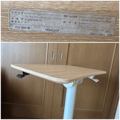 ❣️値段交渉可能❣️【極美品】無段階で角度調整出来る ガス圧式 昇降テーブルの画像