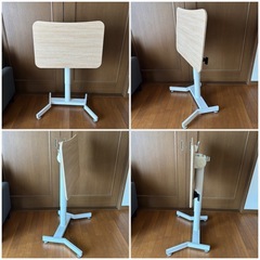 ❣️値段交渉可能❣️【極美品】無段階で角度調整出来る ガス圧式 昇降テーブルの画像