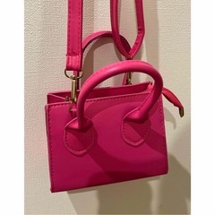 新品未使用　ピンク ミニショルダーバッグ の画像