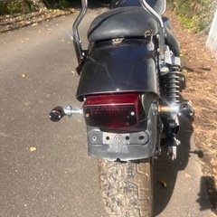 【動画あり】マグナ250カスタム　スラッシュマフラーバッテリー新品の画像