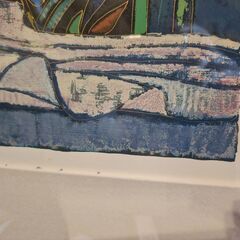 ザン・ホンビン●Zhang Hongbin●シルクスクリーン「笛を吹く少女」の画像