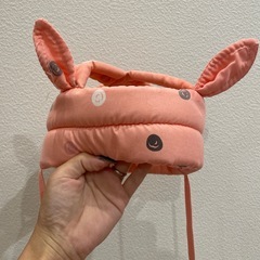まとめ売り！転倒予防のぼうし付き　赤ちゃん〜2歳　女の子　ヘアバンド付き　の画像