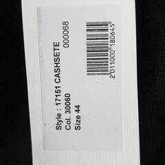 【未使用】SGILO DI GARANZA HAND カシミヤ カーディガン イタリア製 I44 ブラック レディースの画像