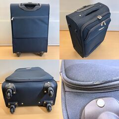 HIROKO KOSHINO HOMME ４輪ソフトキャリーケース（ダークネイビー）の画像