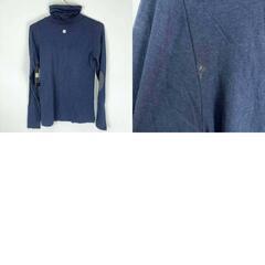 【未使用】NOEL ASMAR ノエルアスマール Bamboo Turtleneck バンブー タートルネック ストレッチ ライディング シャツ 長袖 XS ネイビー レディース 乗馬 馬術の画像