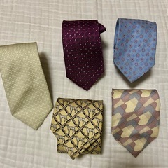 【受渡決定】ネクタイ5つの画像