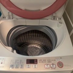 SHARP 縦型洗濯機 ES-GE60R 6.0kgの画像