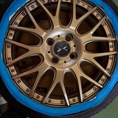 軽用　アルミホイール　タイヤ　17インチの画像