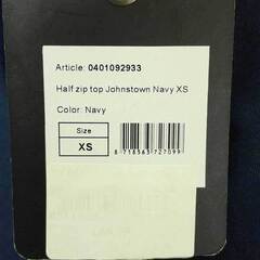【未使用】HV POLO ハーフジップトップ ジョンズタウン Johnstown  長袖 ライディングシャツ XS ネイビー レディース 乗馬 ウェア 馬術の画像